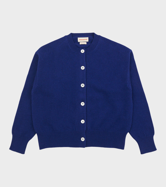 Ada Crewneck Cardigan Smalt Blue