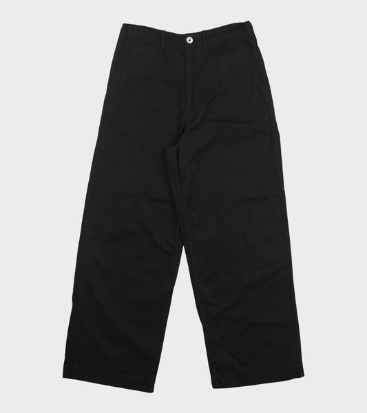Wide Chino Pants Black