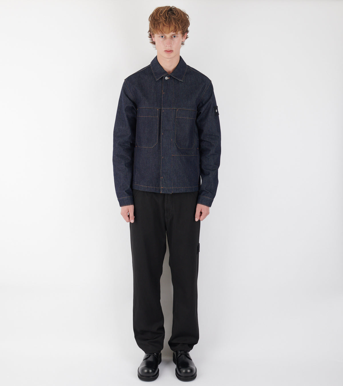 Classic Denim Overshirt Indigo Denim Raw