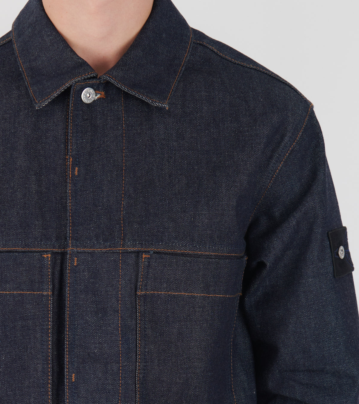 Classic Denim Overshirt Indigo Denim Raw