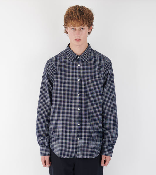 Kongshoved Check Relaxed Shirt Dark Navy Check