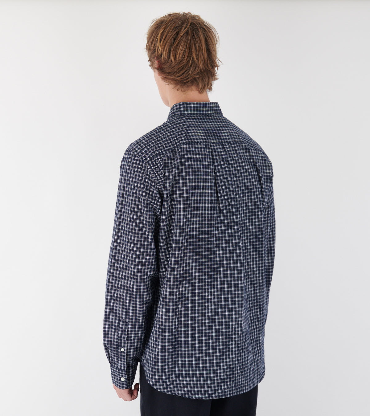 Kongshoved Check Relaxed Shirt Dark Navy Check