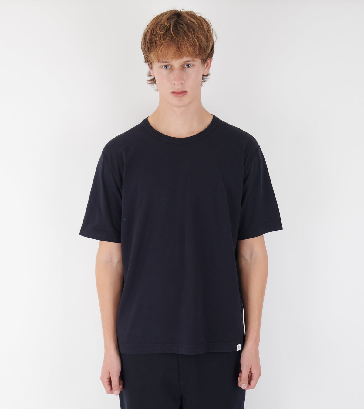 Elmelunde Soft Compact Cotton T-shirt Dark Navy
