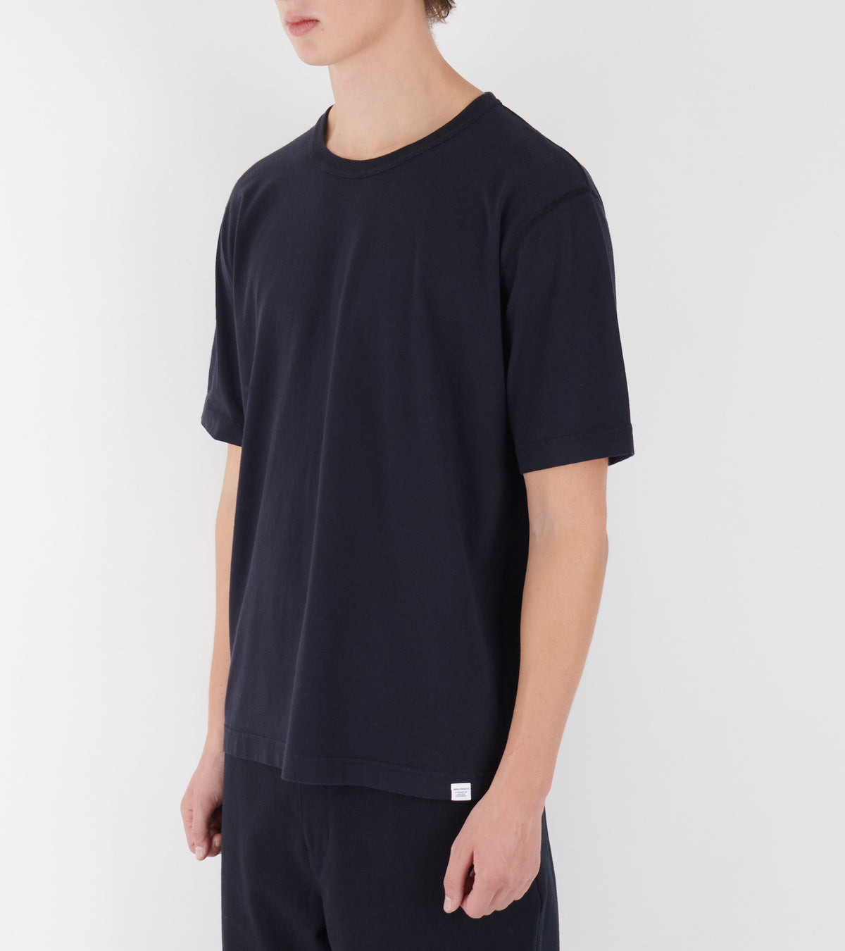 Elmelunde Soft Compact Cotton T-shirt Dark Navy