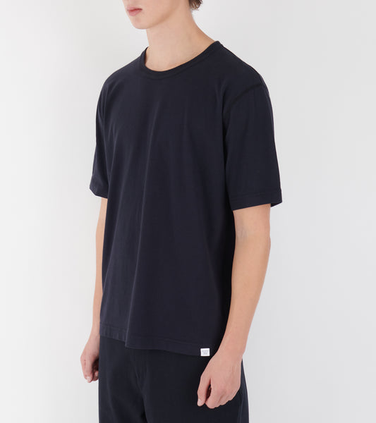 Elmelunde Soft Compact Cotton T-shirt Dark Navy