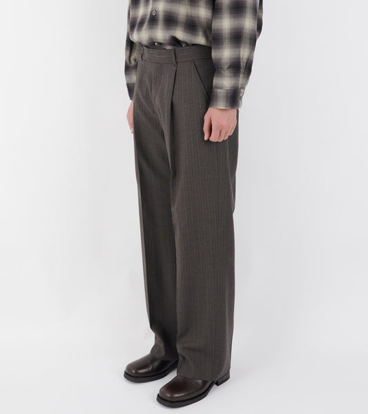 Slack Trouser Phase Stripe Motion Woolcut