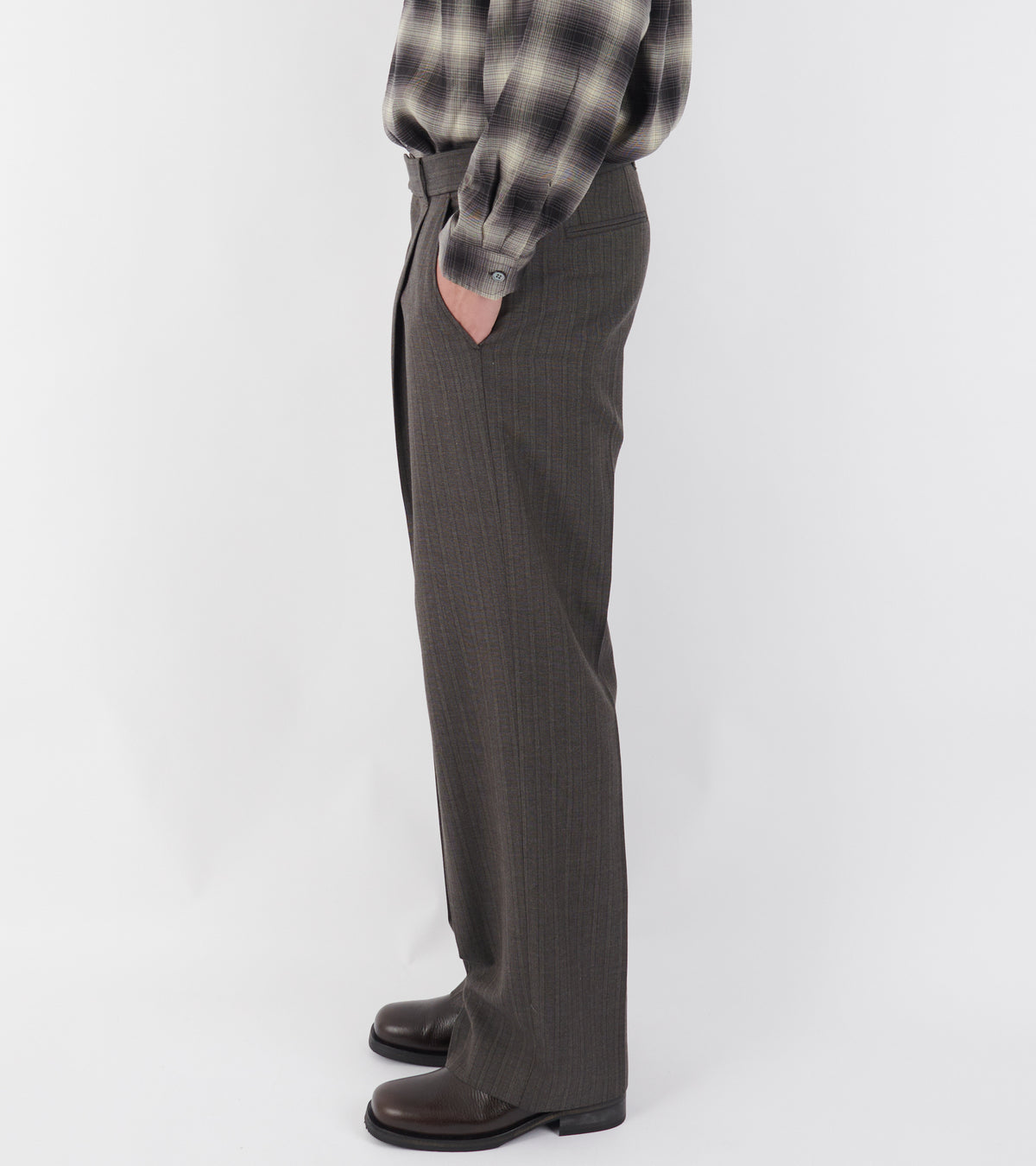 Slack Trouser Phase Stripe Motion Woolcut