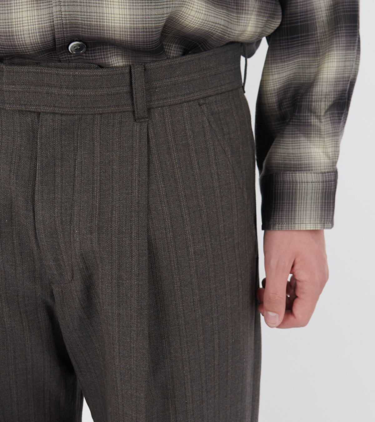 Slack Trouser Phase Stripe Motion Woolcut