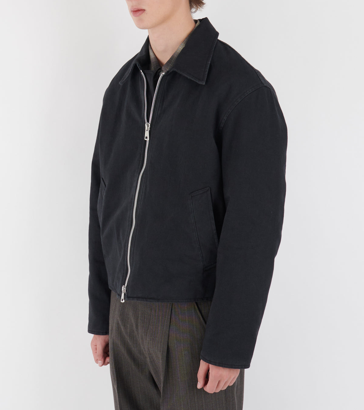 Slight Jacket Enzyme Obsidian Field Sateen
