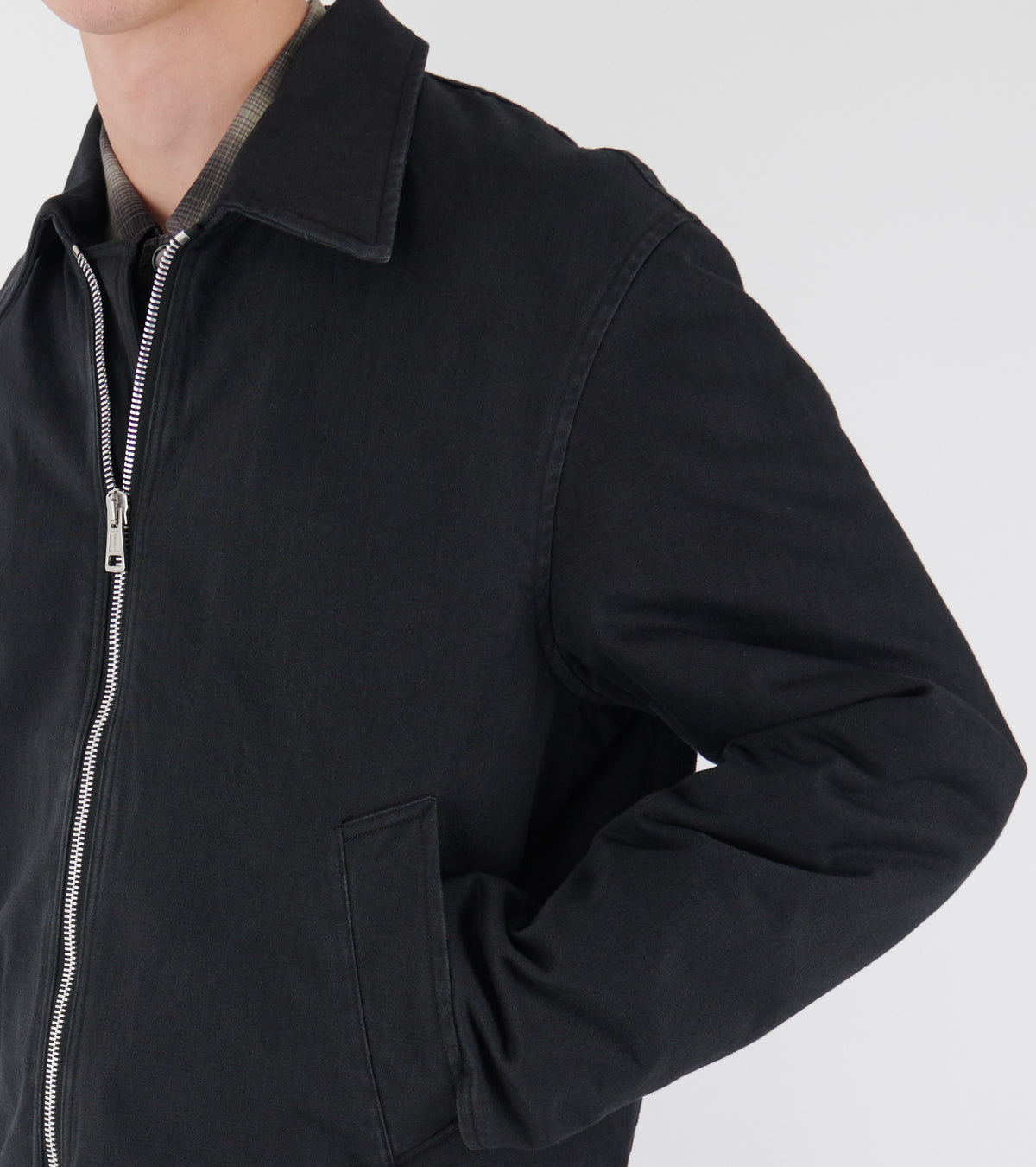 Slight Jacket Enzyme Obsidian Field Sateen