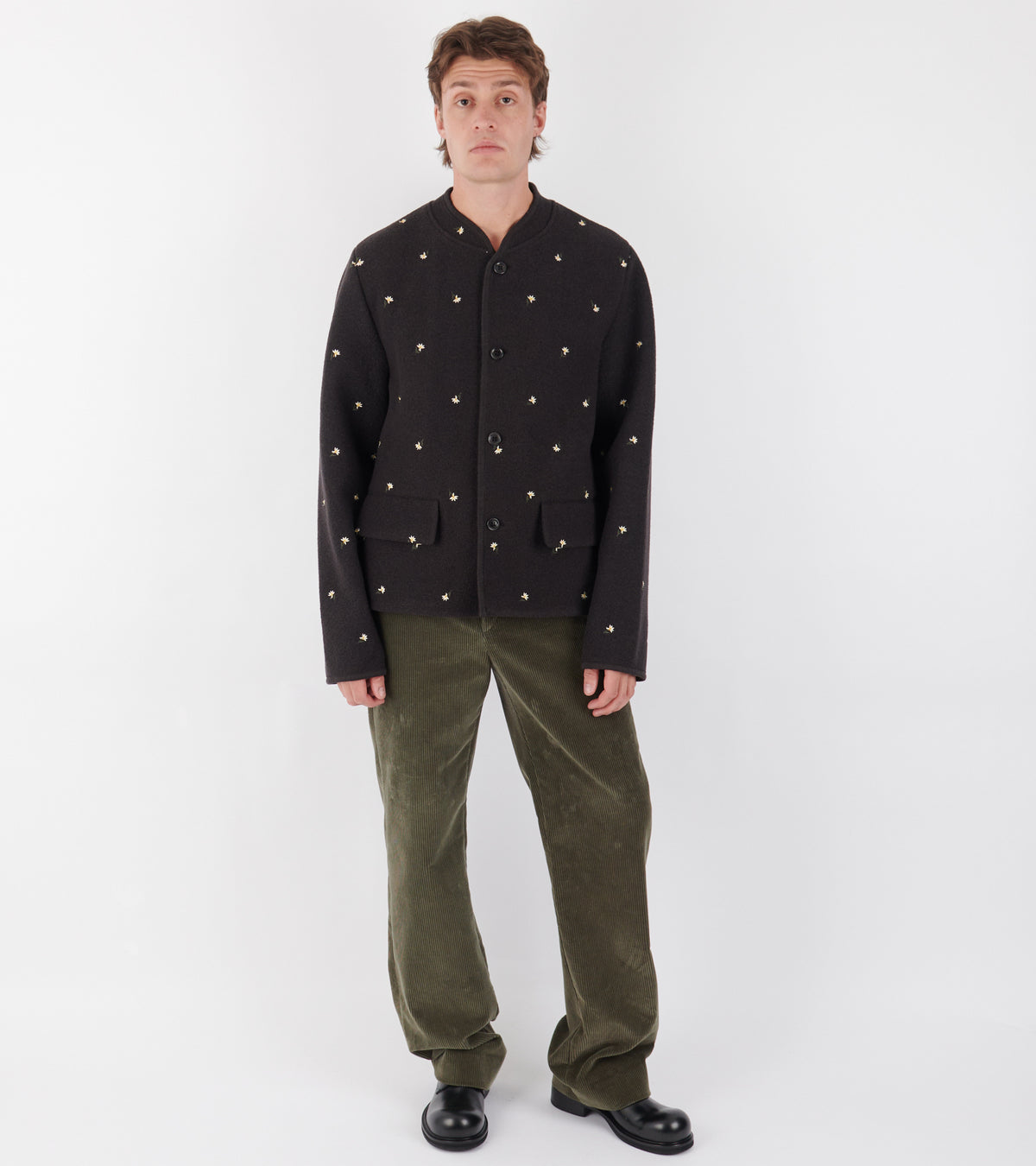Walker Jacket Charbon Crocus Felted