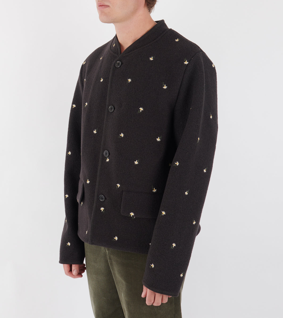 Walker Jacket Charbon Crocus Felted