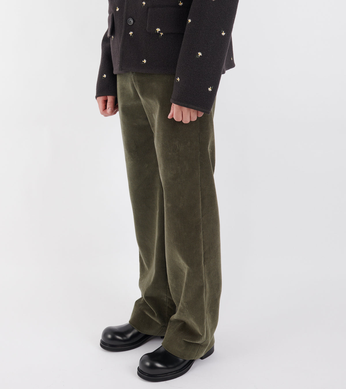 Coy Corduroy Trousers Zinc Corduroy