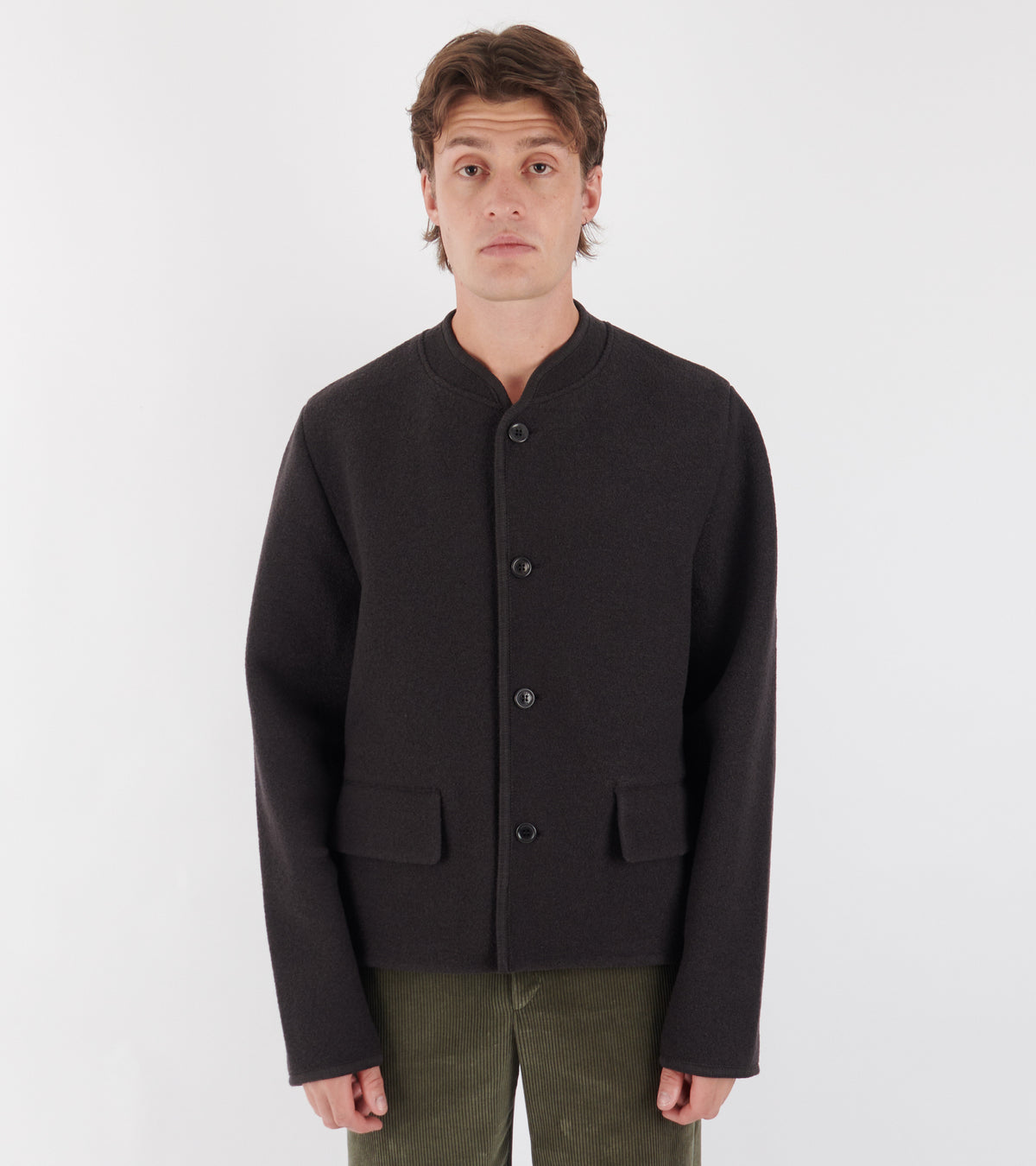 Walker Jacket Charbon Felted