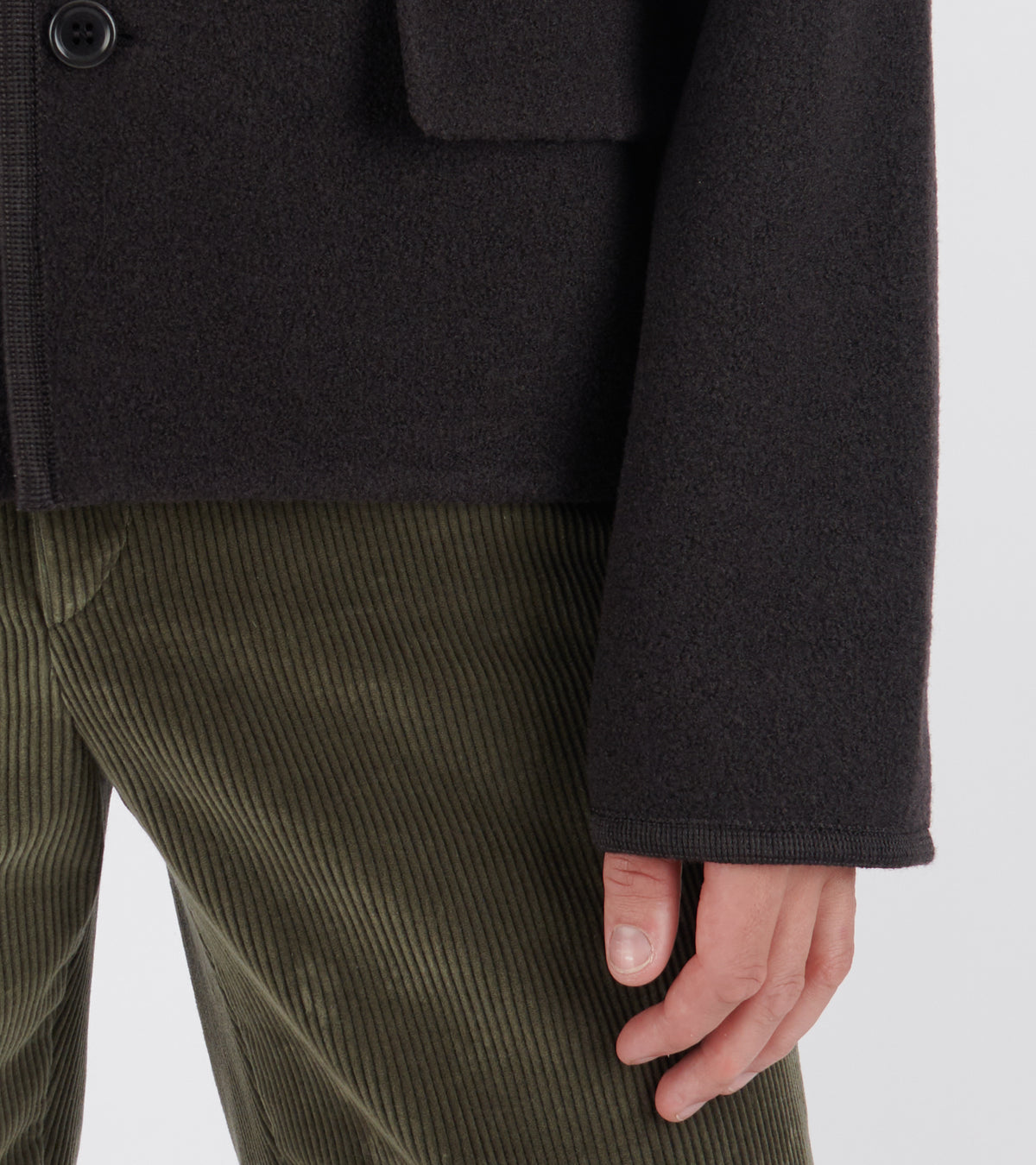 Walker Jacket Charbon Felted