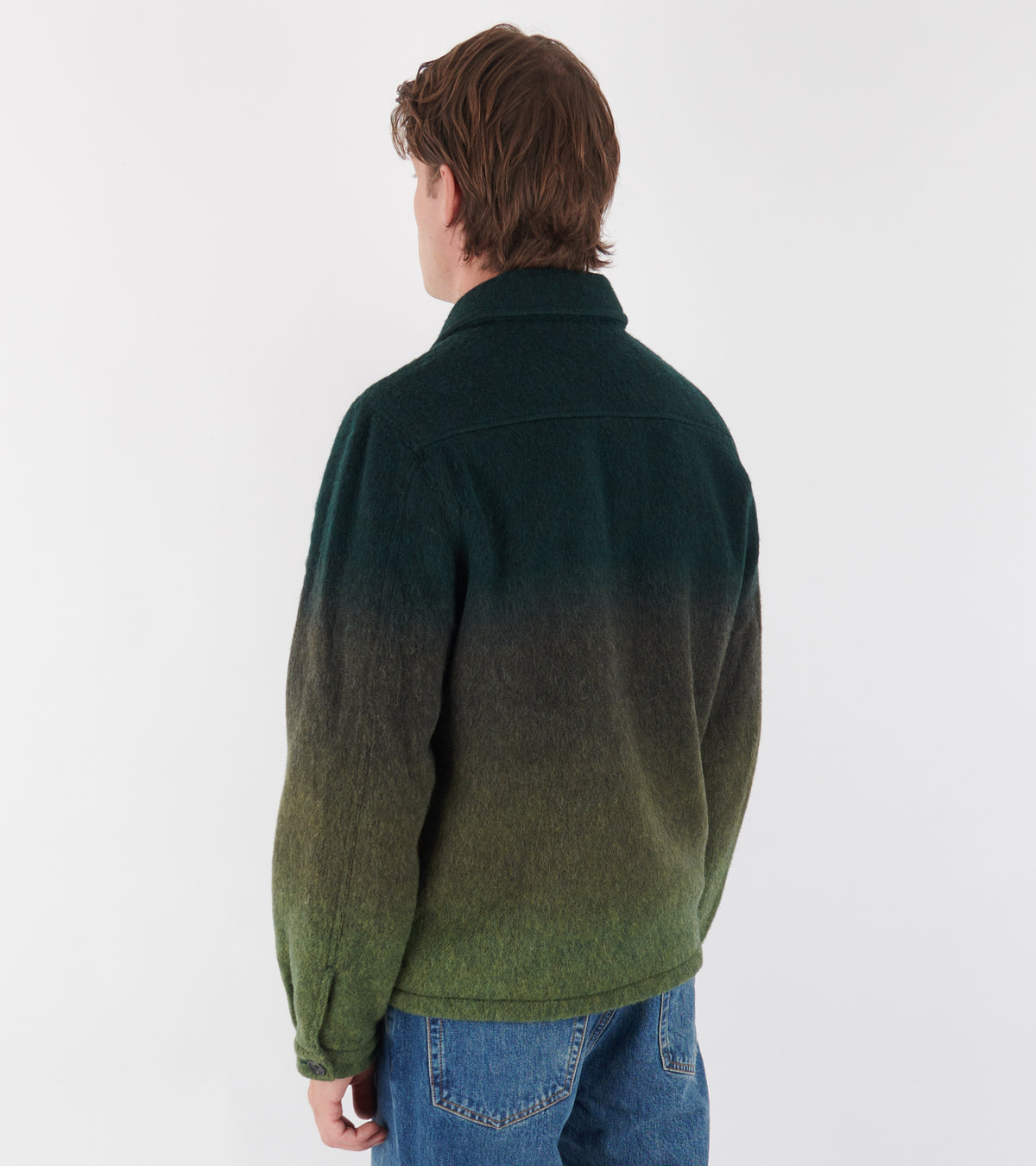 Harrington Wool Jacket Green