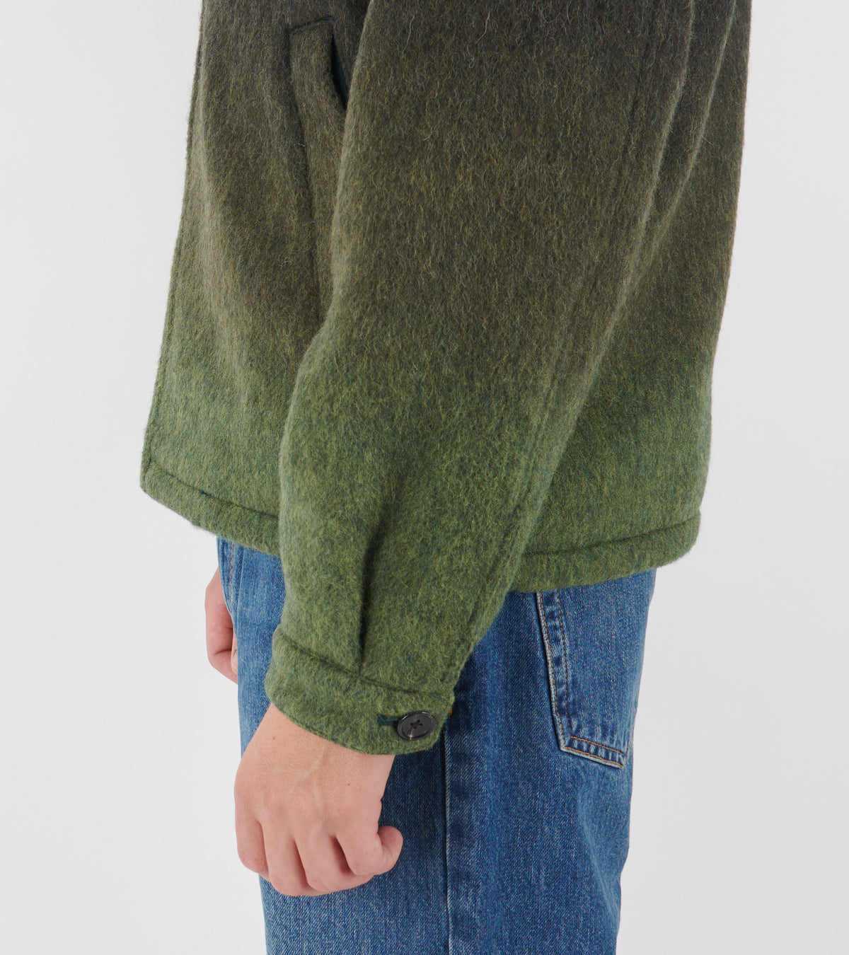Harrington Wool Jacket Green