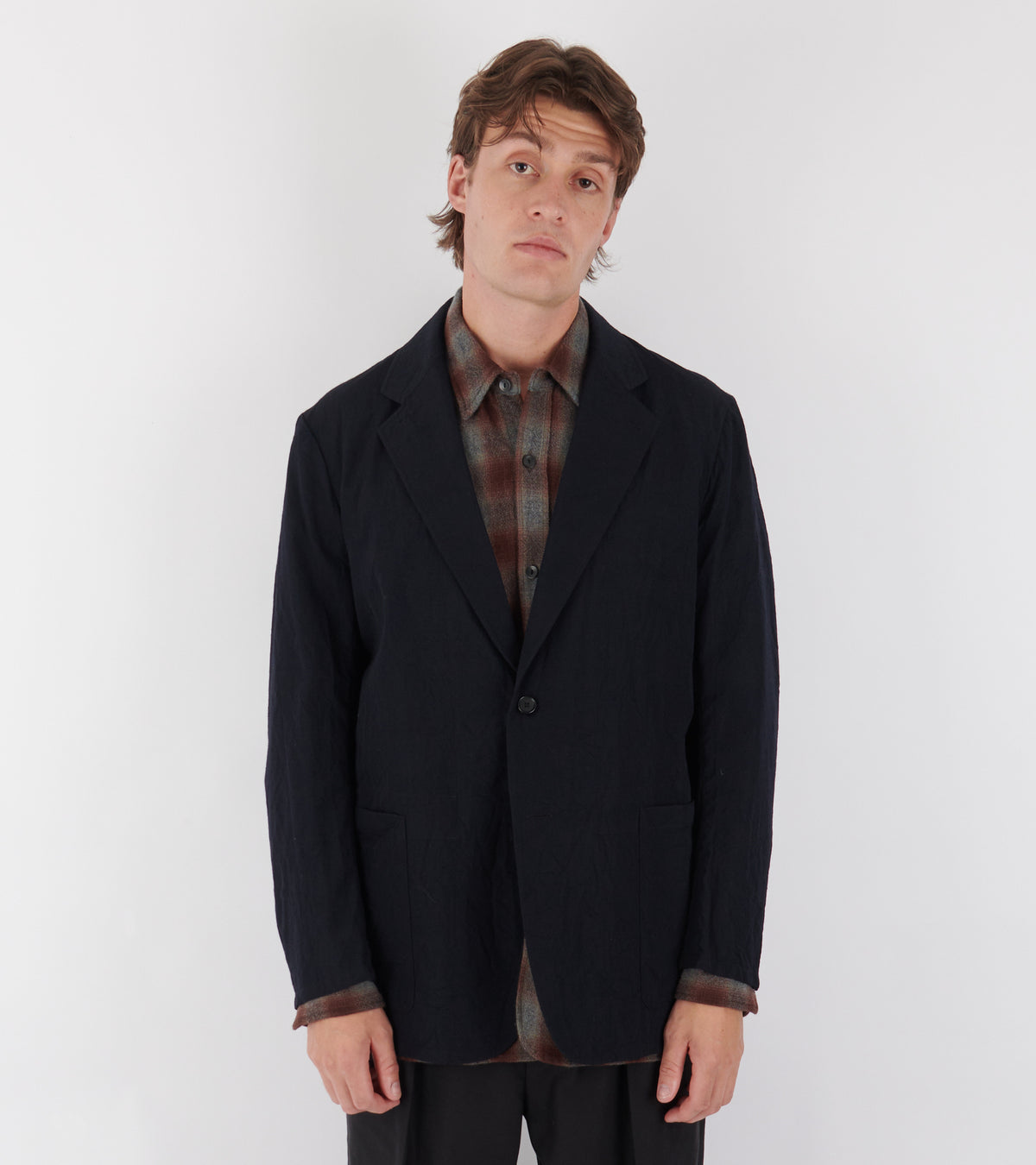 Wool Vintage Take Easy Jacket Navy