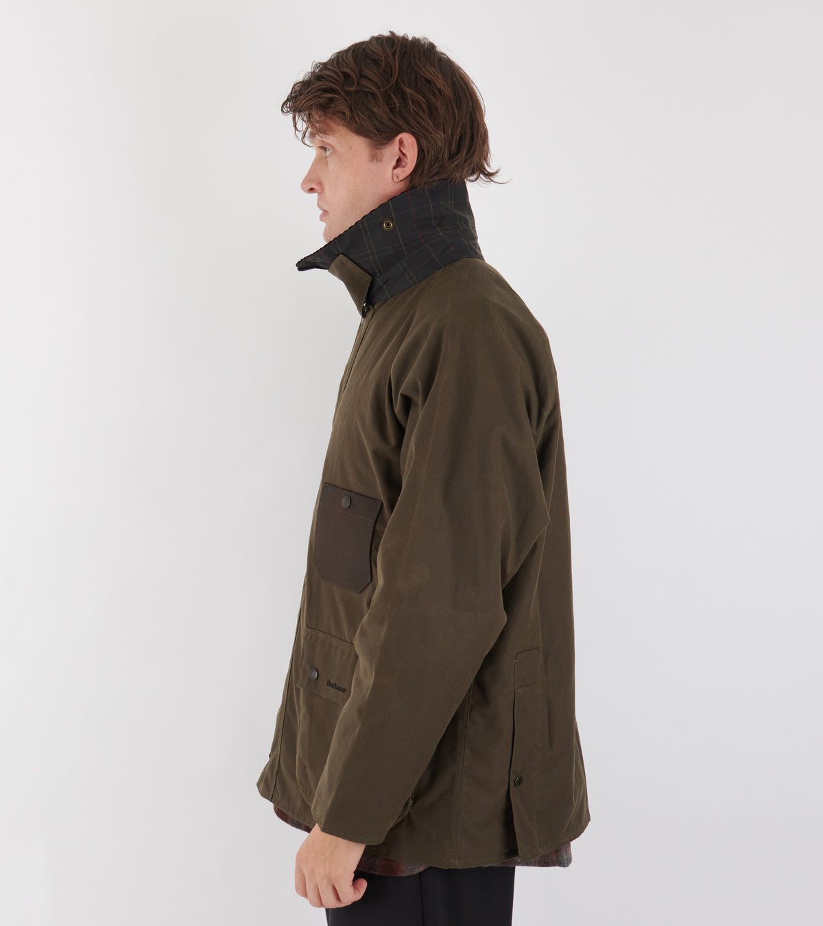 Barbour x Paraboot Bedale Olive