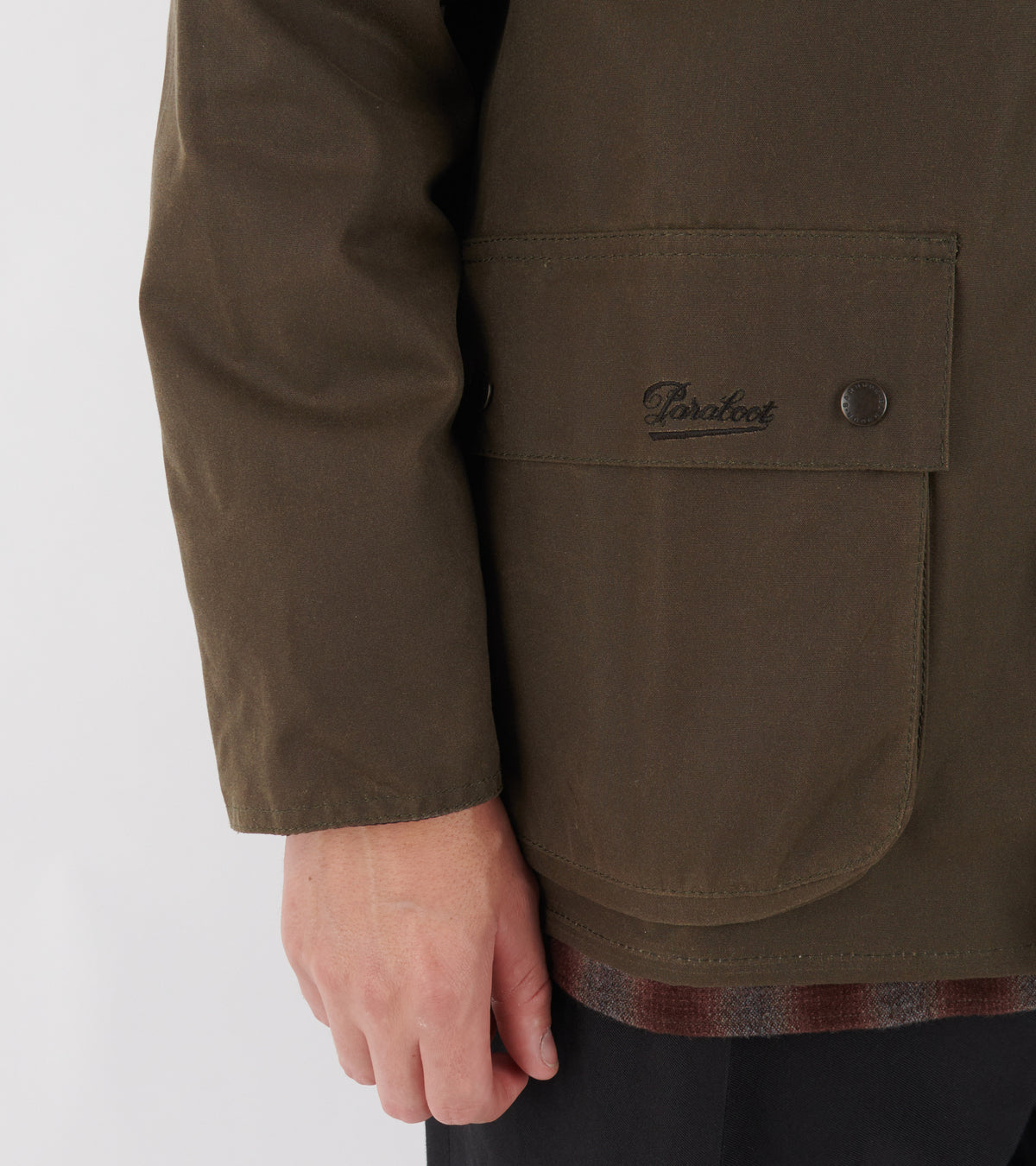 Barbour x Paraboot Bedale Olive