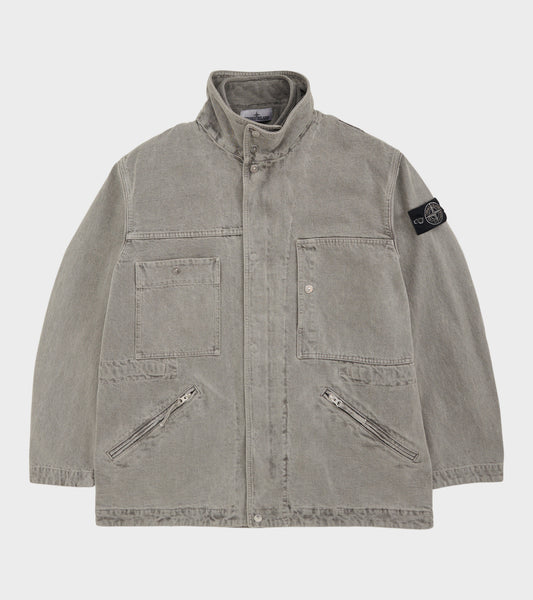Mineral Dyed Cotton Jacket Grey