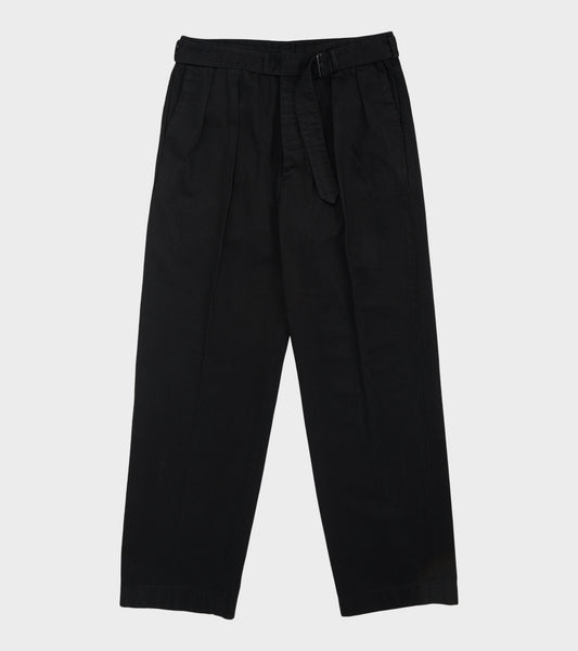 Dyed Denim Riviera Pants Black