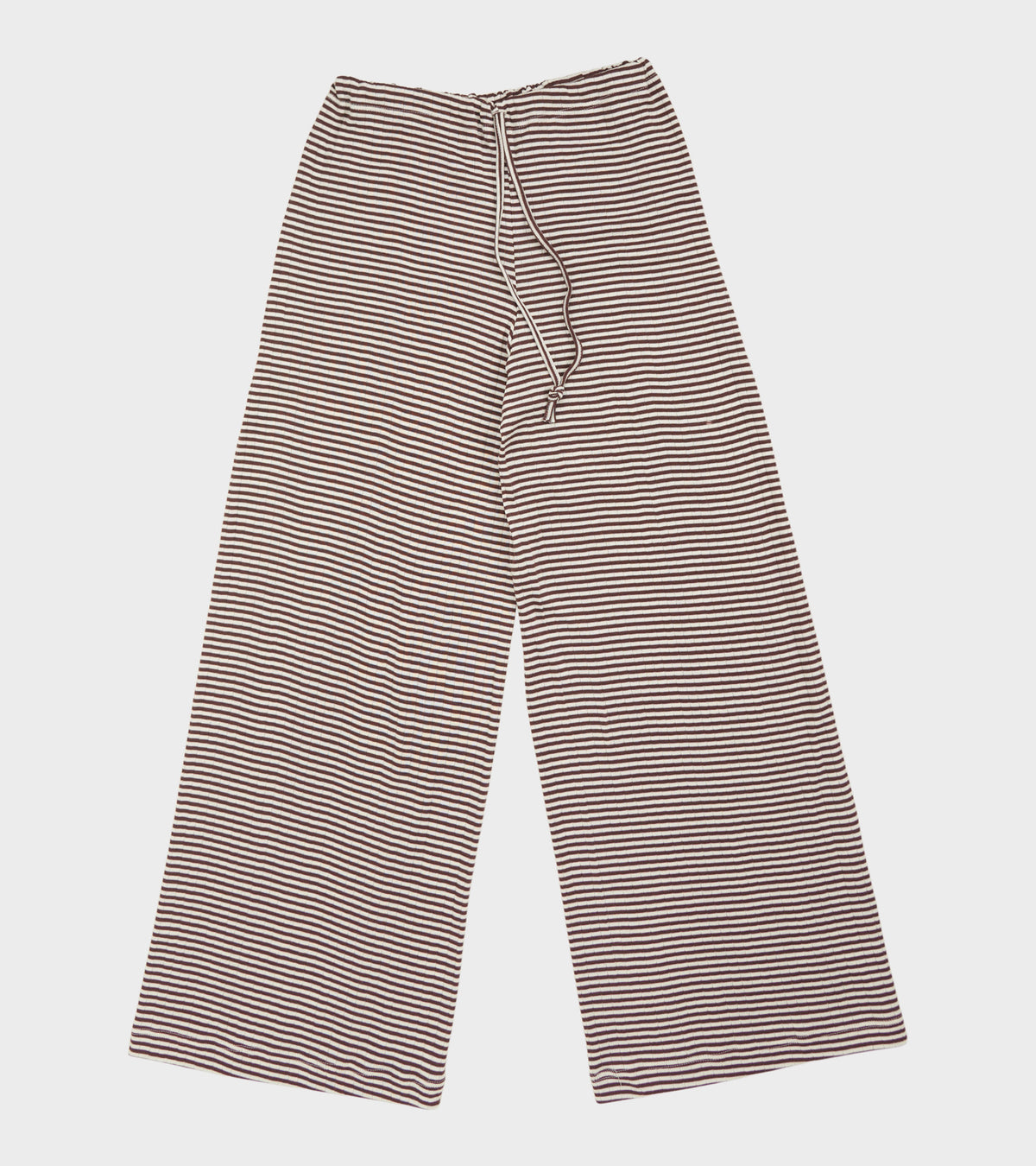 Nova Pants Fine Stripe Brown/Ecru
