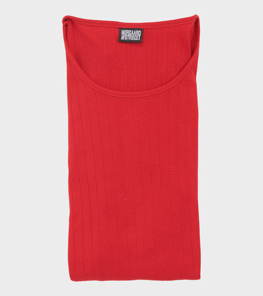 101 Rib Solid Colour Winter Red