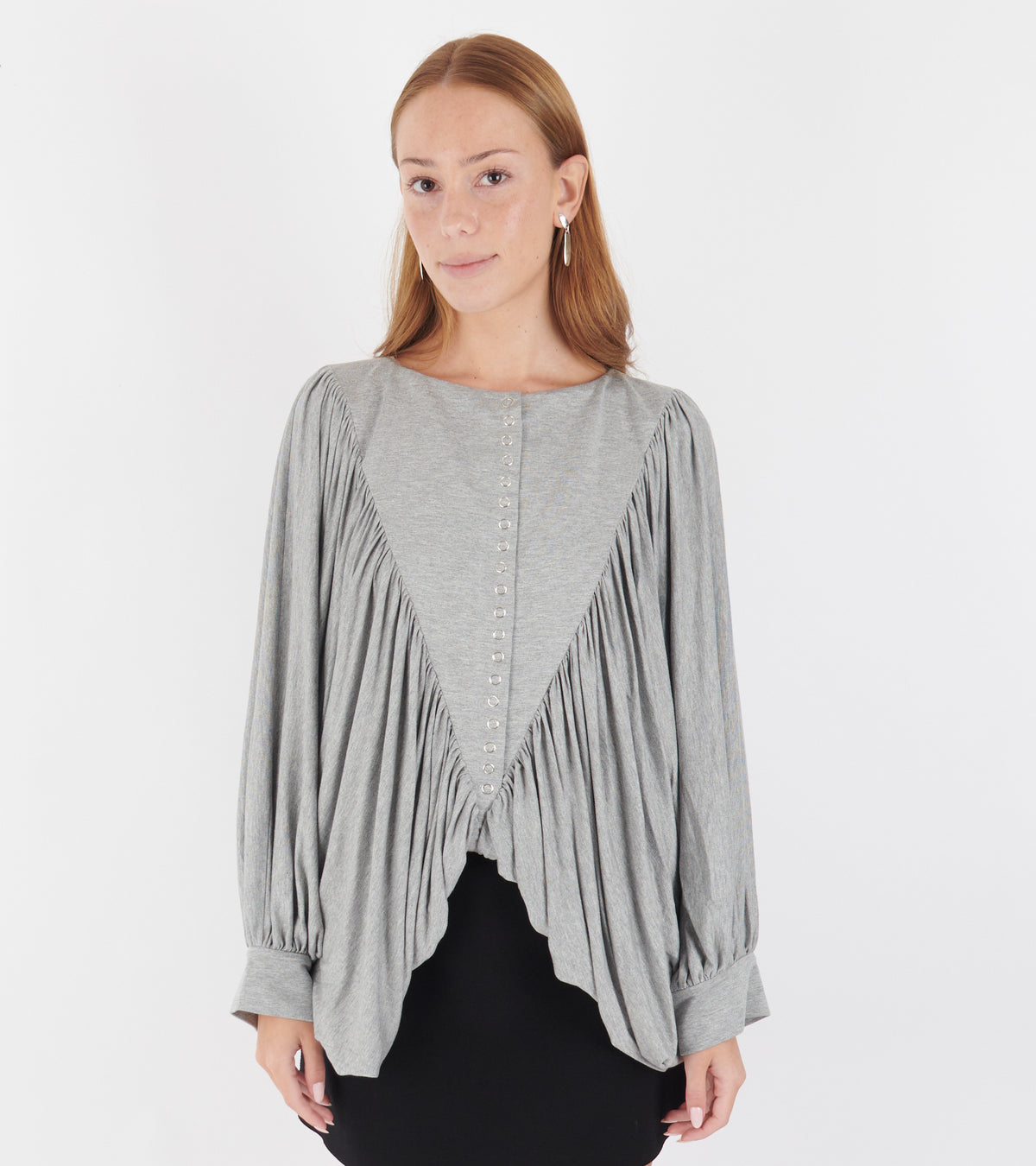 Isabelle Top Grey Melange