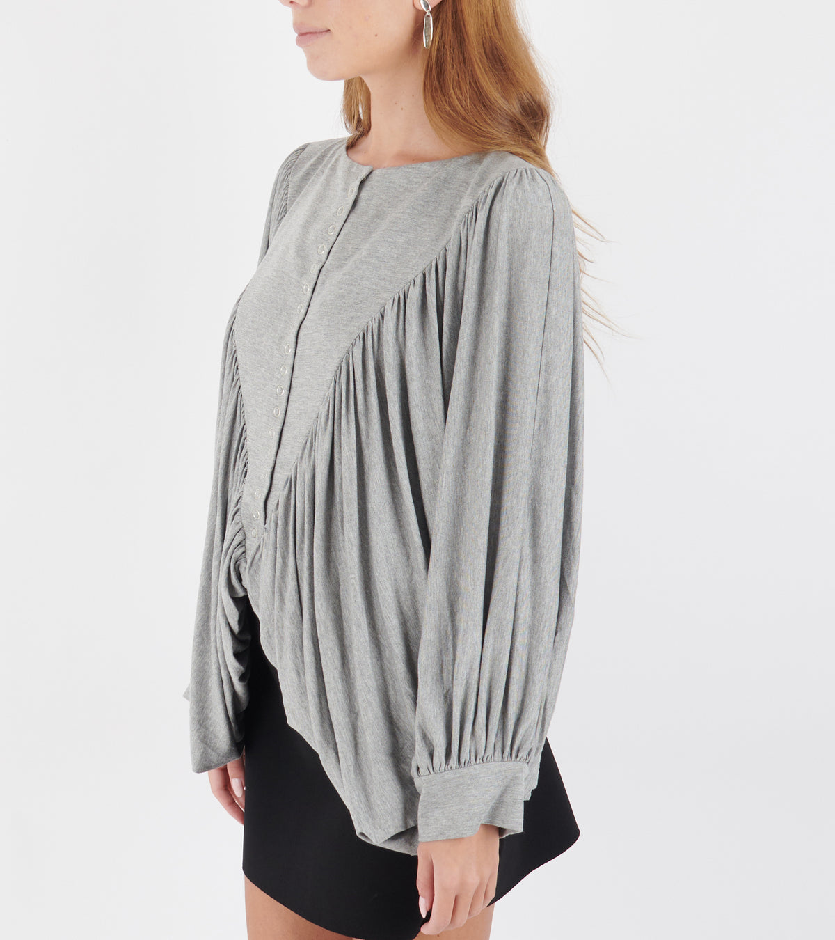 Isabelle Top Grey Melange