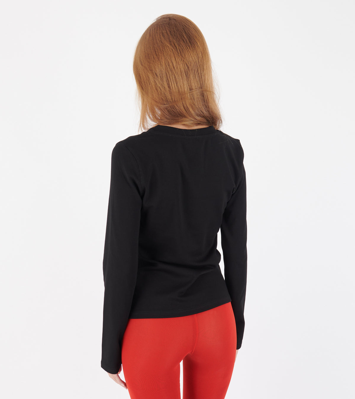 Valerie's V-Neck Long Sleeve Shirt Black