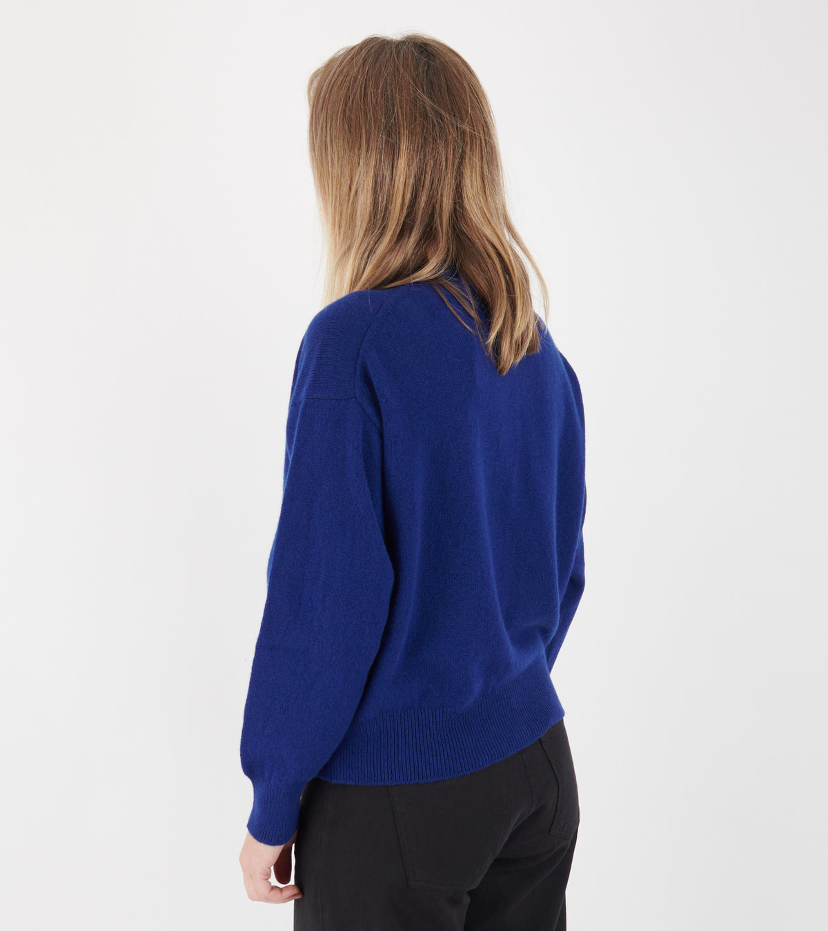Ada Crewneck Cardigan Smalt Blue