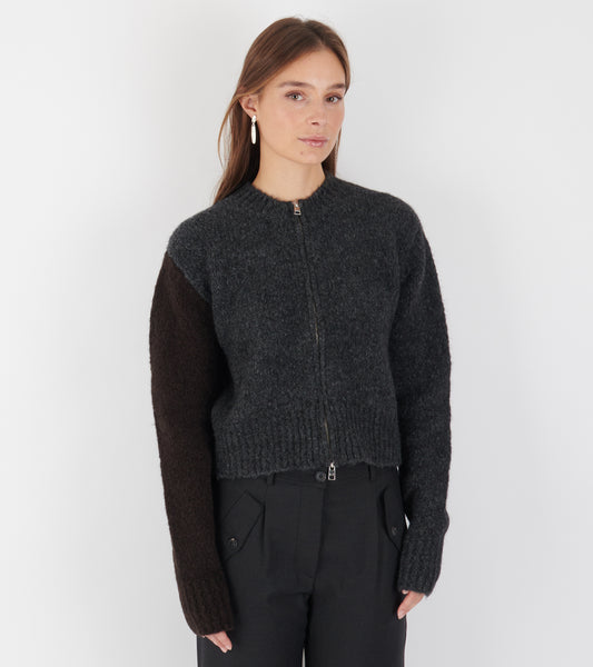 Jane Knitwear Dark Grey