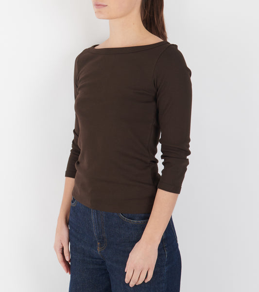 Steffi Tee Dark Brown