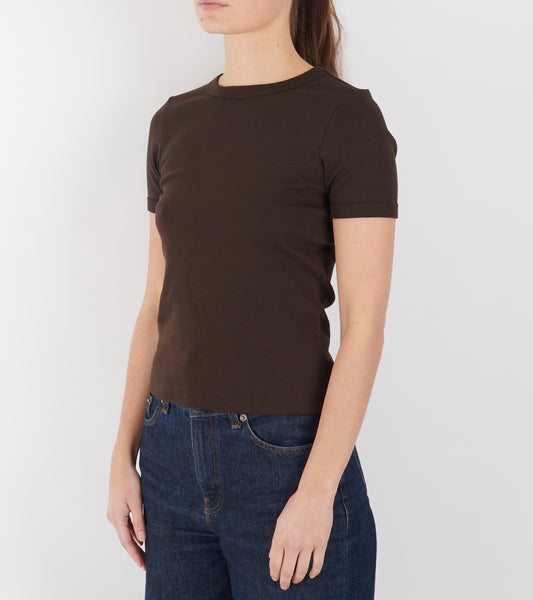Car Tee Dark Brown