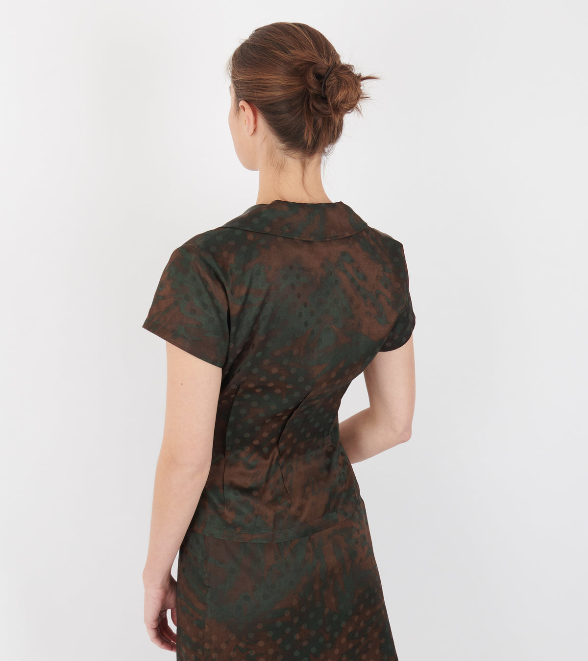 Dot Mimi Shirt Brown