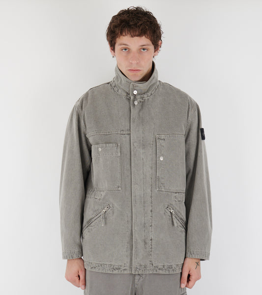 Mineral Dyed Cotton Jacket Grey
