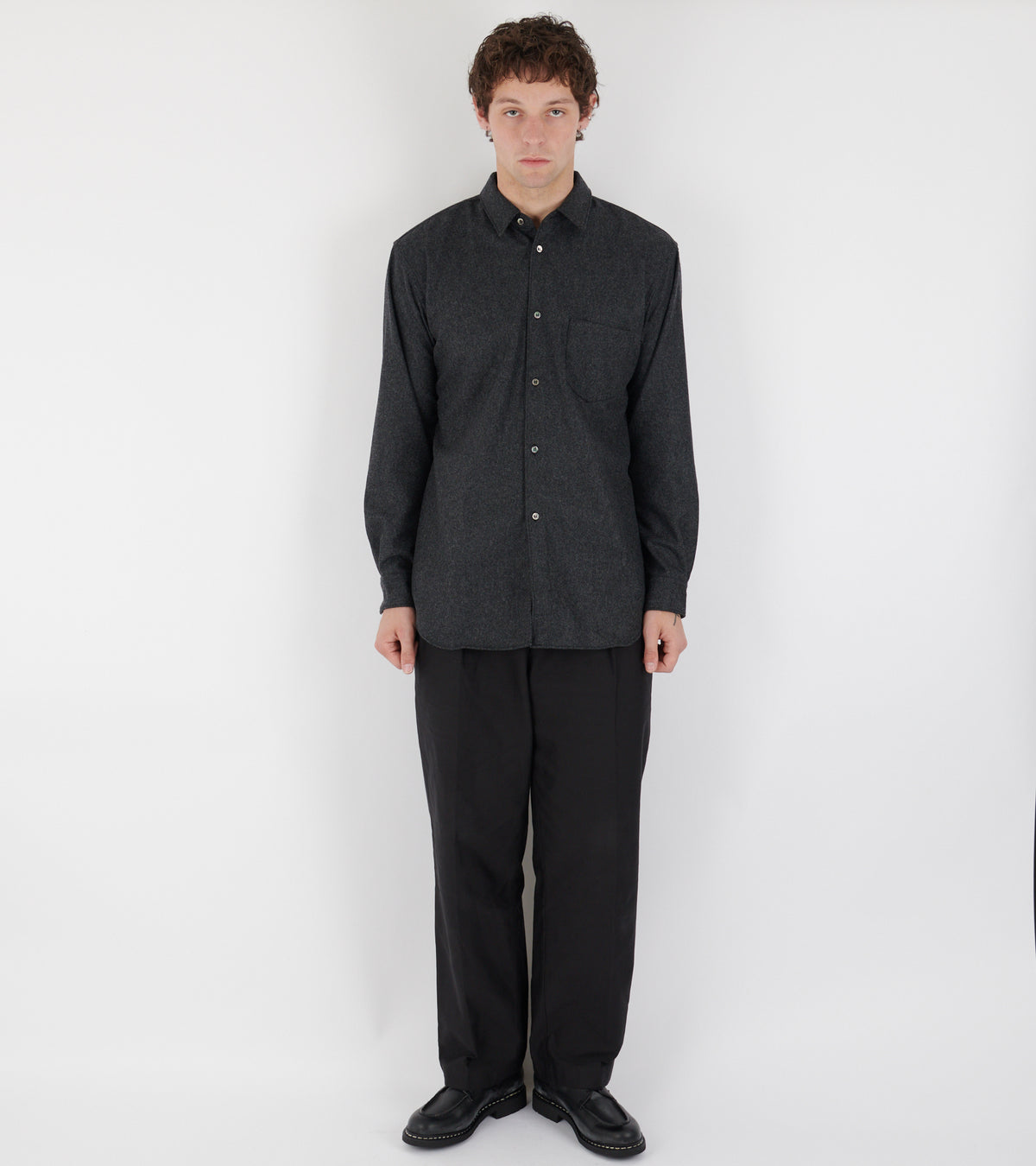 Grey Wool Shirt