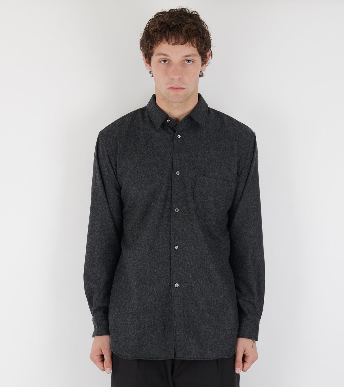 Grey Wool Shirt