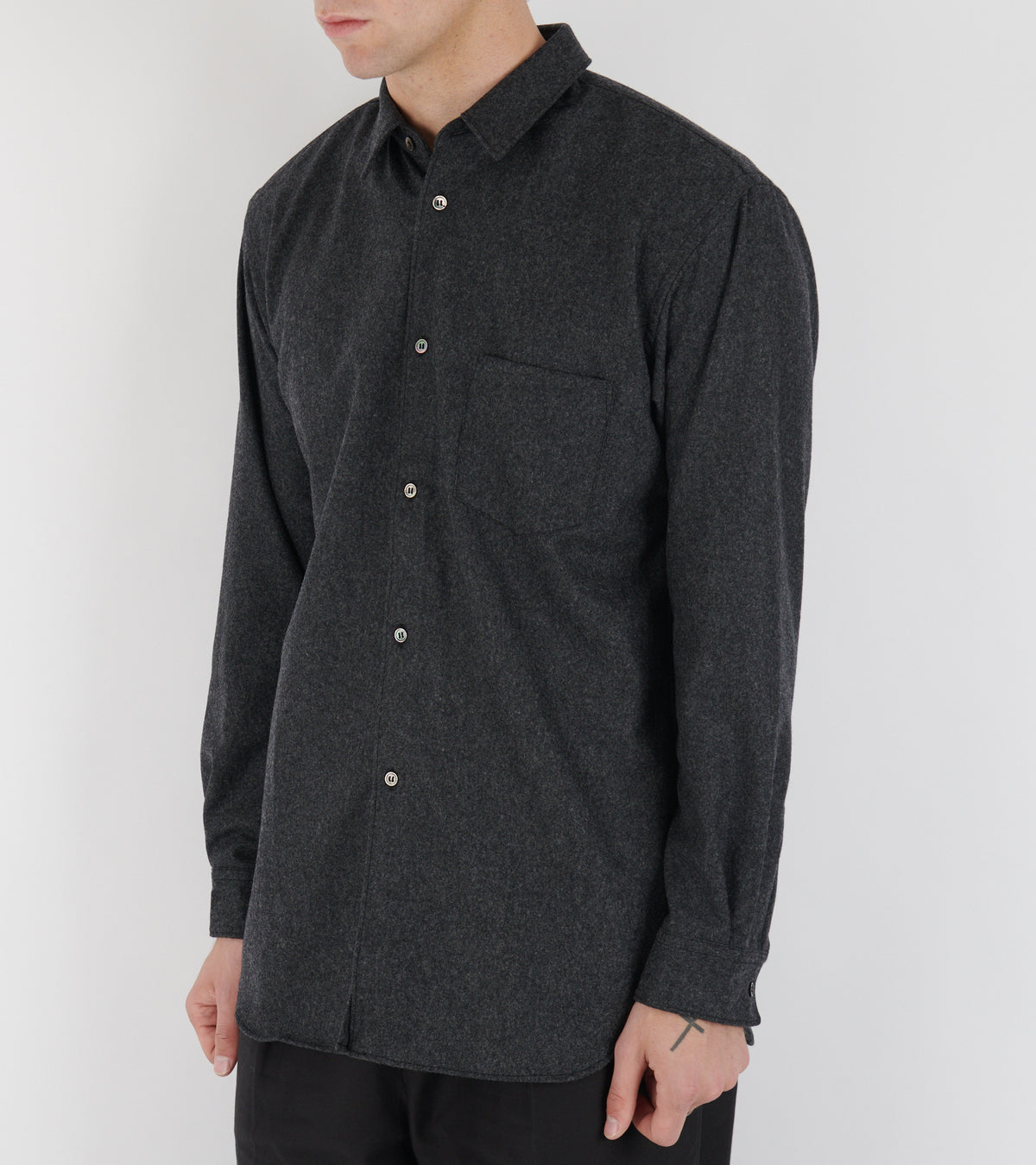 Grey Wool Shirt