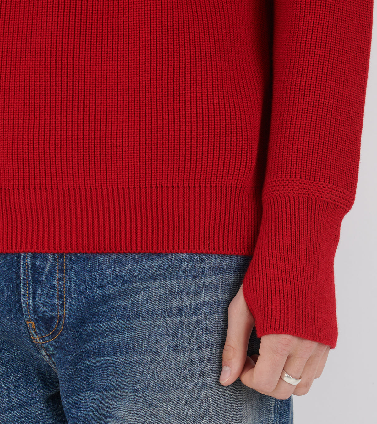 Sailor Half Zip Red
