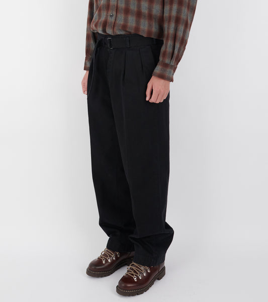Dyed Denim Riviera Pants Black
