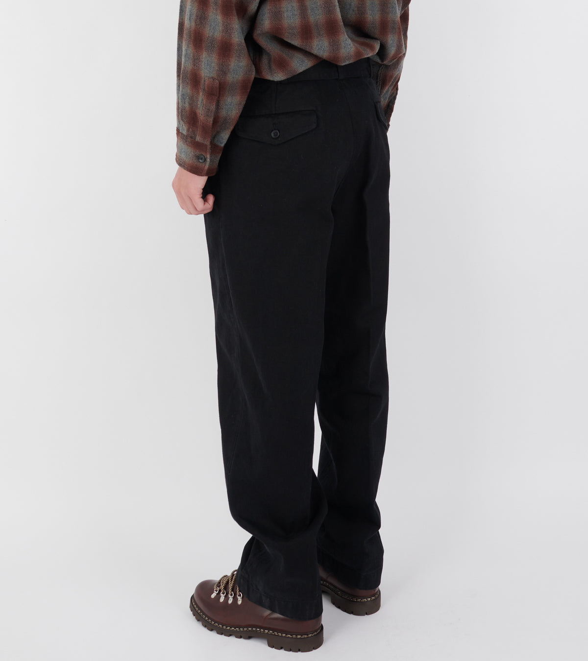 Dyed Denim Riviera Pants Black