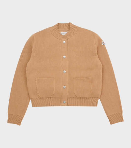 Wool & Cashmere Blend Padded Cardigan Tricot
