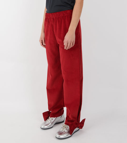 Coco Pants W. Bows Red