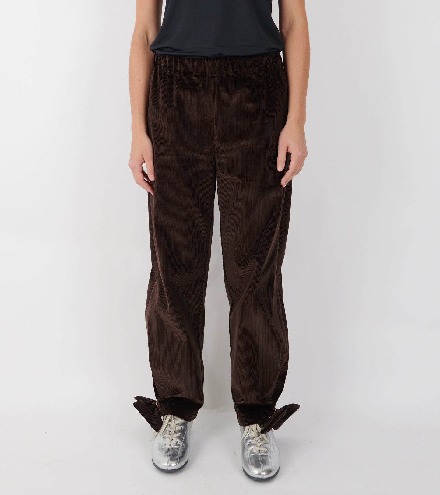 Coco Pants W. Bows Brown