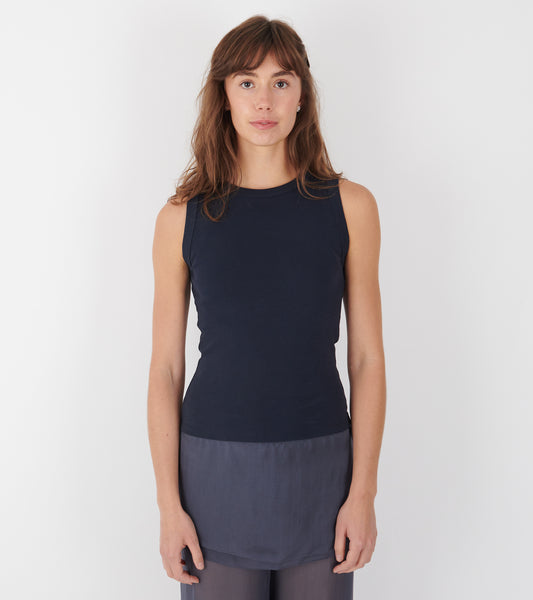 Carrie Tank Navy