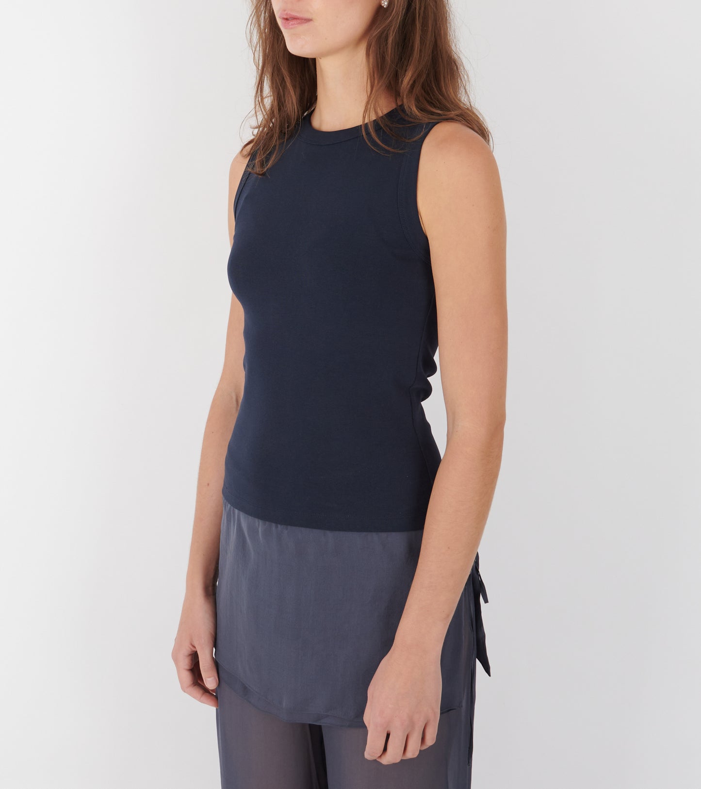 Carrie Tank Navy