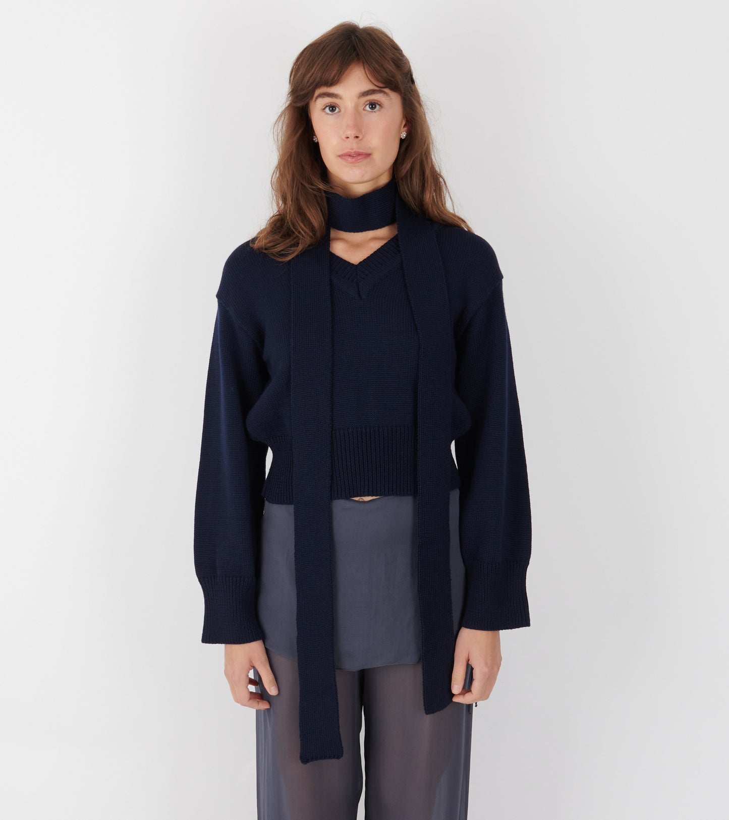 Nanna Knit Sweater Navy