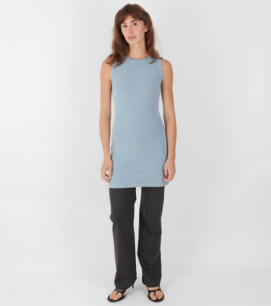 Carrie Dress Dusty Blue
